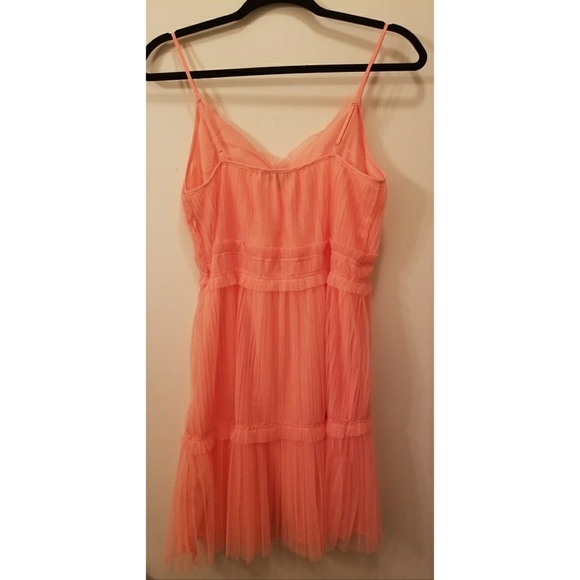 Sale! Topshop orange tulle style dress - Picture 2 of 3